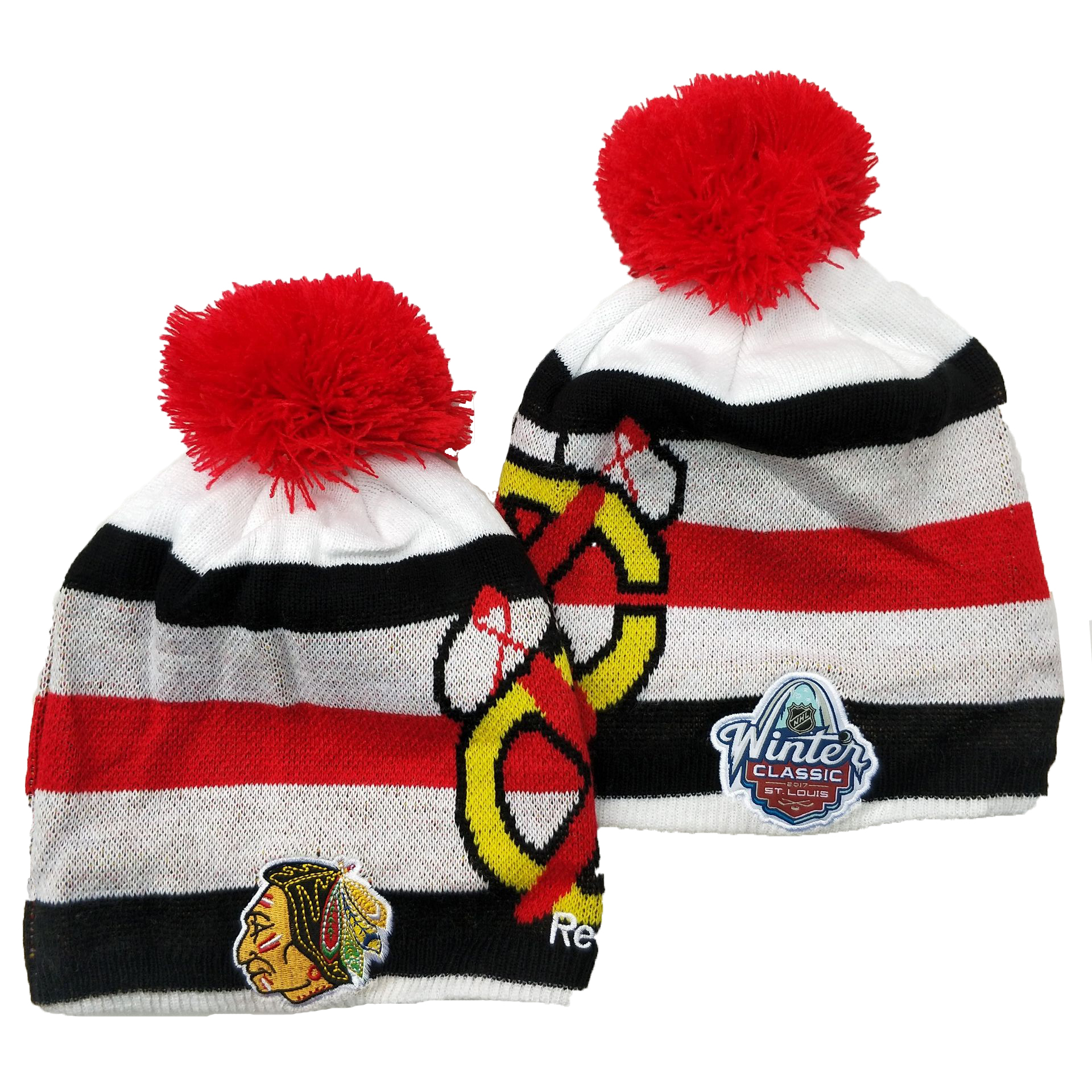 Chicago Blackhawks Knit Hats 007